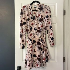 ALC Silk Floral Longsleeve Dress